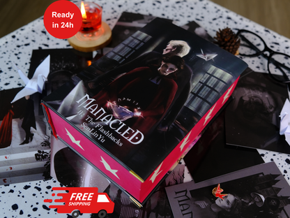 Manacled Luxury Limited Edition | 3-in-1 Hardcover Binding with Unique Hand-Painted Edges | Dramione Collector’s Book