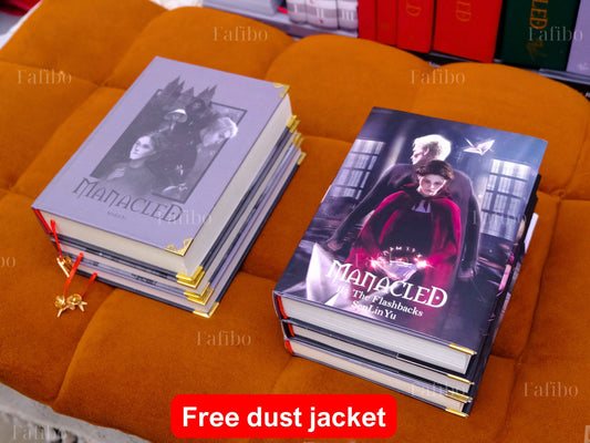 Manacled Book Set – Red Hardcover Binding, Full Series in 3 Volumes with Collector’s Box & Posters