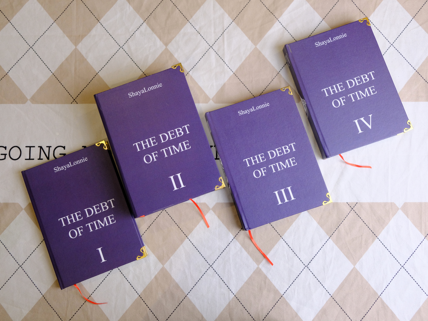 Debt of Time – Fanfiction Hardcover Edition | Full 4-Volume Set by Shaya Lonnie | Premium Binding + Collector’s Quality